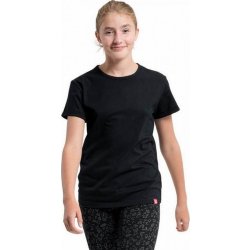 CityZen Dívčí bavlněné triko Dorotka Černá