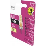Emos LED žárovka Classic JC A++ 2W G4 teplá bílá – Zboží Živě
