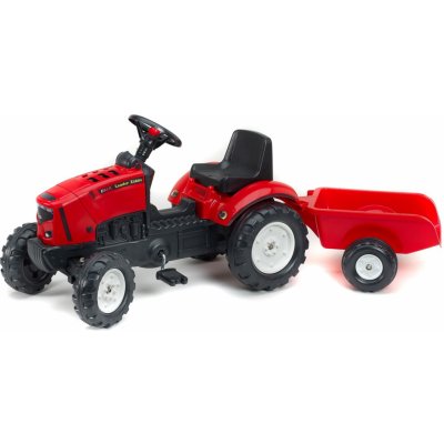FALK šlapací traktor s vlekem LANDER červený