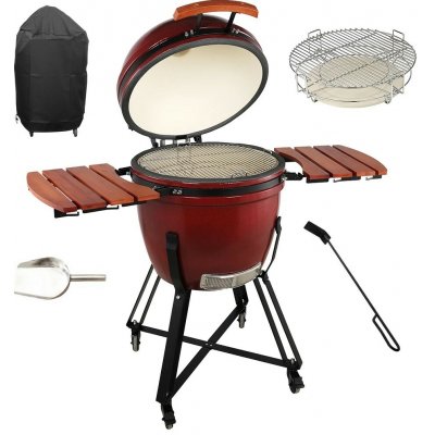 Kamado SE Premium Line 60cm bordó – set 54527 – Hledejceny.cz