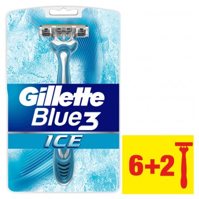 Gillette Blue3 Ice 8 ks – Hledejceny.cz