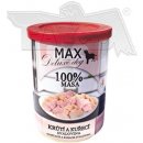 Max Deluxe krůtí a kuřecí svalovina 0,8 kg