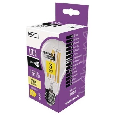 Emos LED FLM A60 DIM 11W 100W 1521 lm E27 WW – Zboží Živě