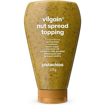 Vilgain Nut Spread Topping pistácie 270 g – Zboží Dáma