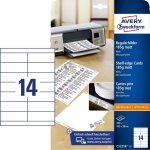 Avery Zweckform Cenovky do lišty stojanu na zboží 25 listů matné bílé 105 x 38 mm 170 g C32258-25 – Sleviste.cz