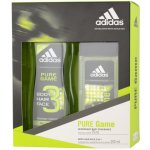 Adidas Pure Game Men deodorant sklo 75 ml + sprchový gel 250 ml dárková sada – Sleviste.cz