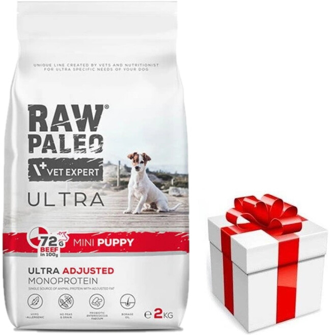 Vetexpert Raw Paleo Ultra Beef Puppy Mini 2 kg