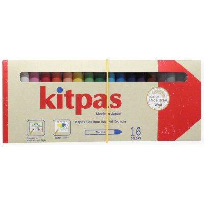 Kitpas voskové pastelky 16 ks – Sleviste.cz