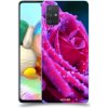 Pouzdro a kryt na mobilní telefon Samsung Pouzdro ACOVER Samsung Galaxy A71 A715F s motivem Rose