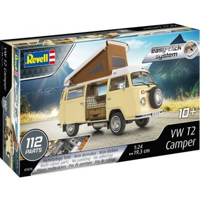 Revell VW T2 Camper Easy Click 07676 1:24 – Hledejceny.cz