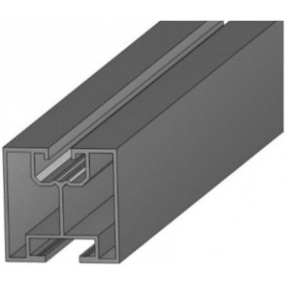 Solar AL 55PLTP ALU profil stříbrný pro kladívkový šroub T - 40x40x2250 mm – Zboží Mobilmania