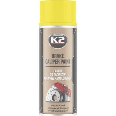 K2 BRAKE CALIPER PAINT 400 ml ŽLUTÁ - barva na brzdové třmeny a bubny – Hledejceny.cz