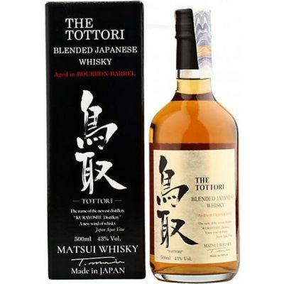 The Tottori Blended Bourbon Barrel Whisky 43% 0,5 l (karton)