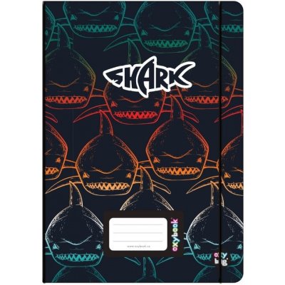 Karton P P Sešit s vyměnitelnou náplní Oxybook 544 Shark – Sleviste.cz