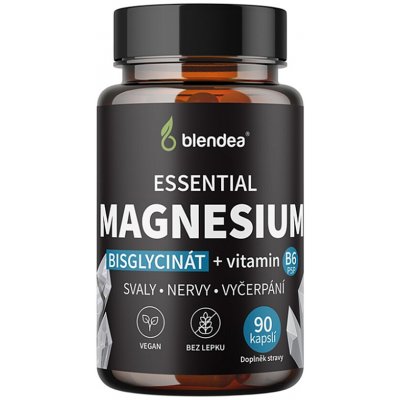 Blendea Magnesium Bisglycinát s vitamínem B6 90 kapslí – Hledejceny.cz