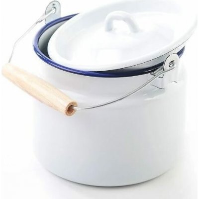 Olymp Retro modrý lem smaltovaná s pokl/ bandaska 11,5 cm, 2 l – Hledejceny.cz