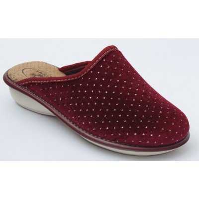 Santé LX/9040 dámská domácí obuv bordo flitry bordo – Sleviste.cz