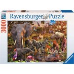 Ravensburger D.Penfound Africká zvířata 3000 dílků – Hledejceny.cz