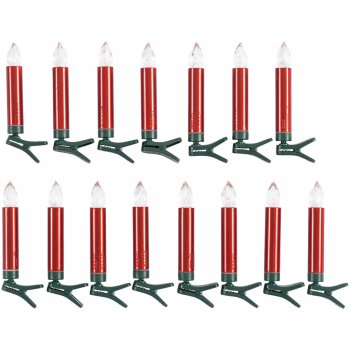 Home LivarnoLED svíčky na vánoční stromek 15 kusůkrémová