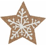 Altom Korková podložka pod hrnek Winter star10x10x0,3cm 6 ks – Zboží Mobilmania