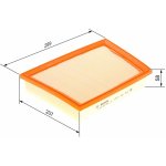 Vzduchový filtr BOSCH F 026 400 360 (F026400360) – Sleviste.cz