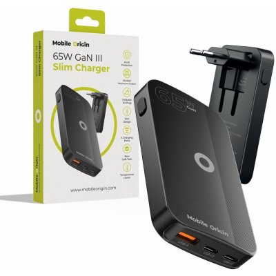 Mobile Origin GAN-65W-SLM-BLK – Hledejceny.cz