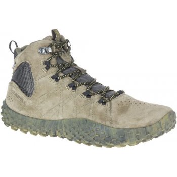 Merrell Barefoot Wrapt Mid Wp pohorky olive zelené