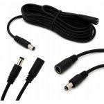 NAPÁJECÍ PRODLUŽOVACÍ KABEL PRO KAMERY, LED PÁSKY DC 12V 5,5mm 10M – Zboží Živě