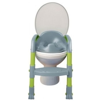 Thermobaby Kiddyloo židlička na wc šedo-zelená