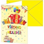 Blahopřání s obálkou Všechno nejlepší 18 – Zboží Živě
