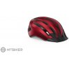 Cyklistická helma MET Downtown červená černá 2022