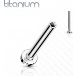 Šperky4U Push In tyčka k labretě titan TIT1168-1208 – Zboží Dáma