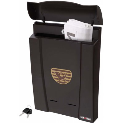 Poštovní schránka hnědá 40x28 cm – Sleviste.cz