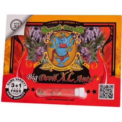 Sweet Seeds Big Devil XL AUTO semena neobsahují THC 3 + 1 ks – Zboží Dáma