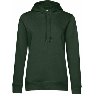 B & C Collection dámská mikina s kapucí Inspire Hooded women lahvově zelená – Zboží Mobilmania