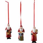 Villeroy & Boch Nostalgic Ornaments vánoční závěsná dekorace Santa 3 ks – Hledejceny.cz