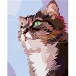ZUTY Malování podle čísel ZVĚDAVÁ KOČKA PORTRÉT 40 x 50 cm – Hledejceny.cz