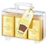 Heidel Čokoláda zlatý kufřík 120 g – Zboží Dáma