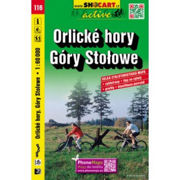 M CYKLOMAPA 116 ORLICKÉ HORY GÓRY STOLOWE 1:60 000