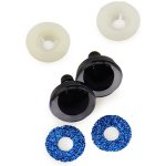 Pro Háčkování Oči bezpečnostní třpytivé tmavě modré, 14 mm – Zboží Dáma