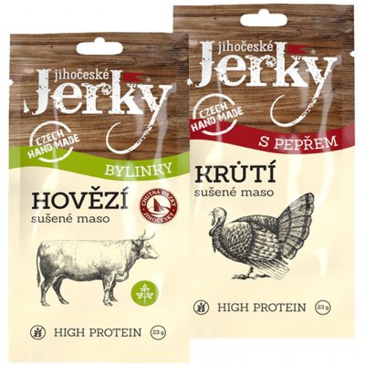 Jihočeské Jerky Hovězí Natur 23 g