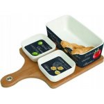 Banquet Sada misek Brilante Bamboo 24,5 x 24,5 x 4,5 cm 6ks – Zboží Dáma