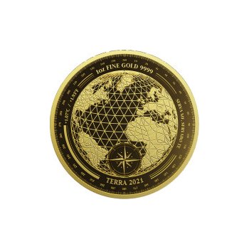 Pressburg Mint zlatá mince Terra 2021 Proof-like 1 oz