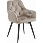 JAKS Jork tmavě béžová velur – Zboží Dáma