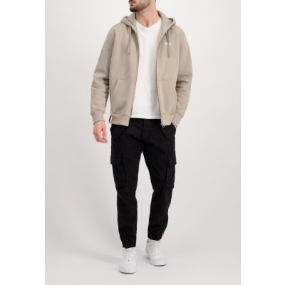 Alpha Industries mikina Basic Zip Hoody SL vintage sand – Zboží Mobilmania