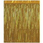 Párty závěs s třásněmi ZLATÝ 0,9 x 2,5 m – Zboží Dáma