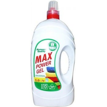 Max Power gel tekutý prací prostředek univerzální 5,6 l od 125 Kč -  Heureka.cz