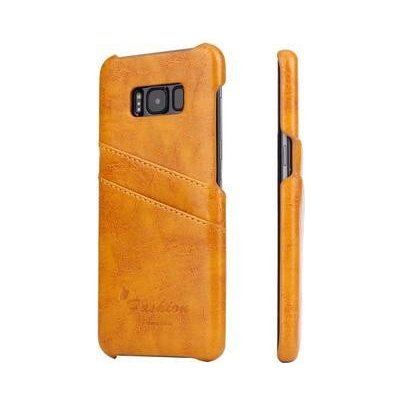 Pouzdro Cloths PU kožené Samsung Galaxy S8 Plus - oranžové