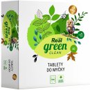 Real Green Clean bezfosfátové tablety do myčky All in 1 40 ks