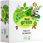 Real Green Clean bezfosfátové tablety do myčky All in 1 40 ks – Hledejceny.cz